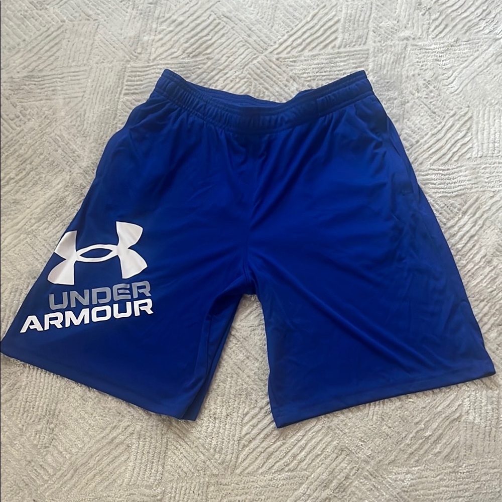 Youth Under Armour Blue Loose Shorts